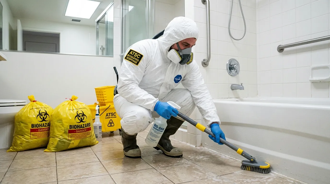 Decontamination equipment deployed for Blood Cleanup in Keyport